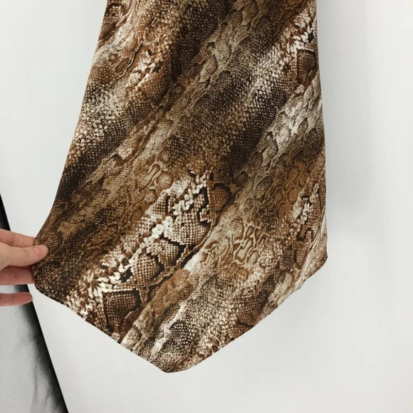 Guess snakeskin cowl neck mini slip dress Lucy NWT - Picture 11 of 16